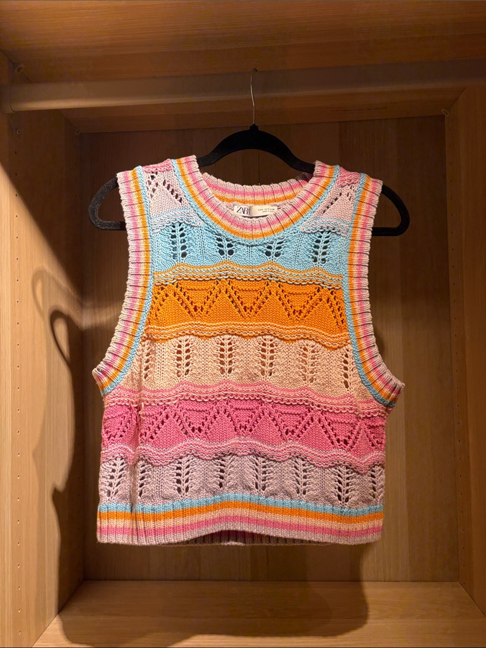 Zara Cotton Colourful Sweater